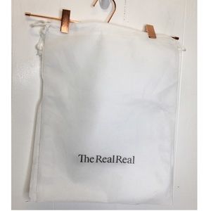TheRealReal | 2 White See Through Dust Bags CLEAN